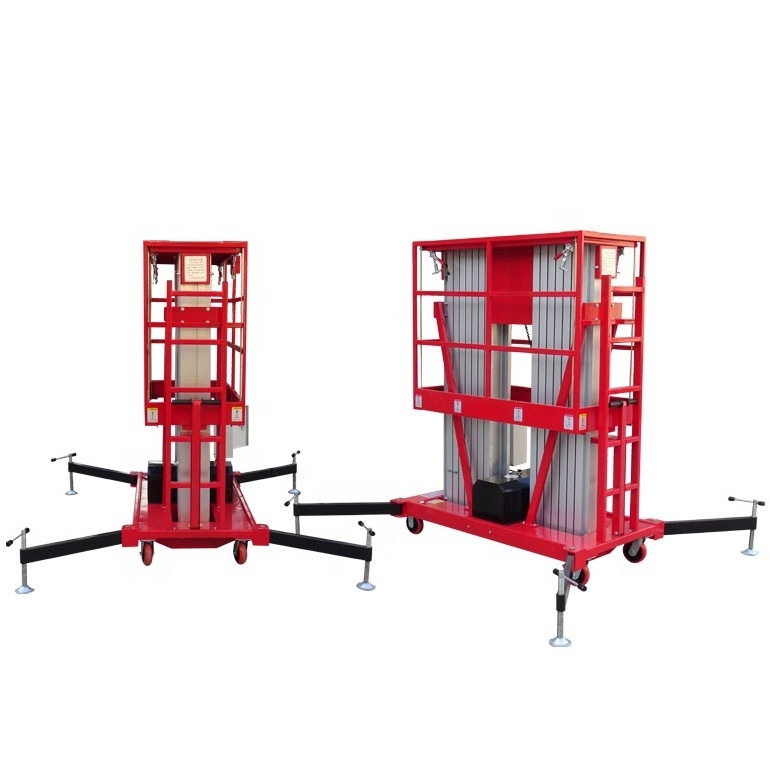 factory price upright lift electric mini scissor lift portable aluminum lift