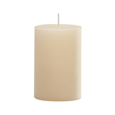 Custom Romantic Birthday Wedding Candles Roman Pillar Large Candle Wholesale Bulk Ivory White Pillar Wax Candles