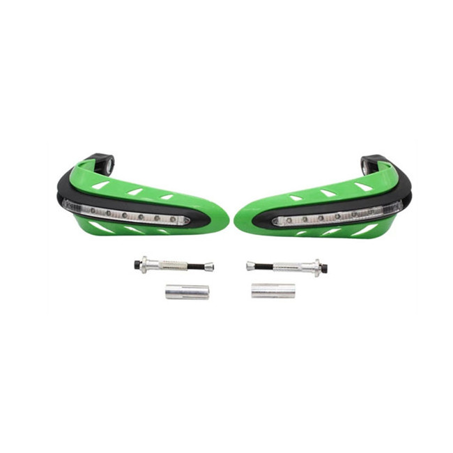 Motorcycle Handguard ABS Handguard 22mm Scooter Protective Hand Lever Guard Protector With LED Light