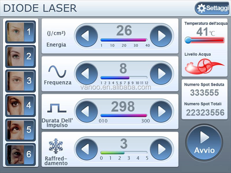 808nm diode laser, Lumenis LightSheer DUET, Lumenis