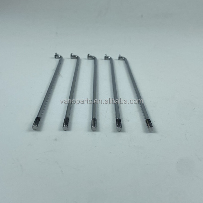 WANOU 9G*195 High Quality Chroming Motorcycle Spokes and Nipples