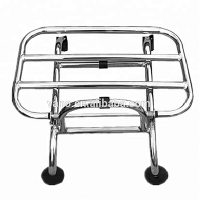 Motorcycle stainless steel luggage rack