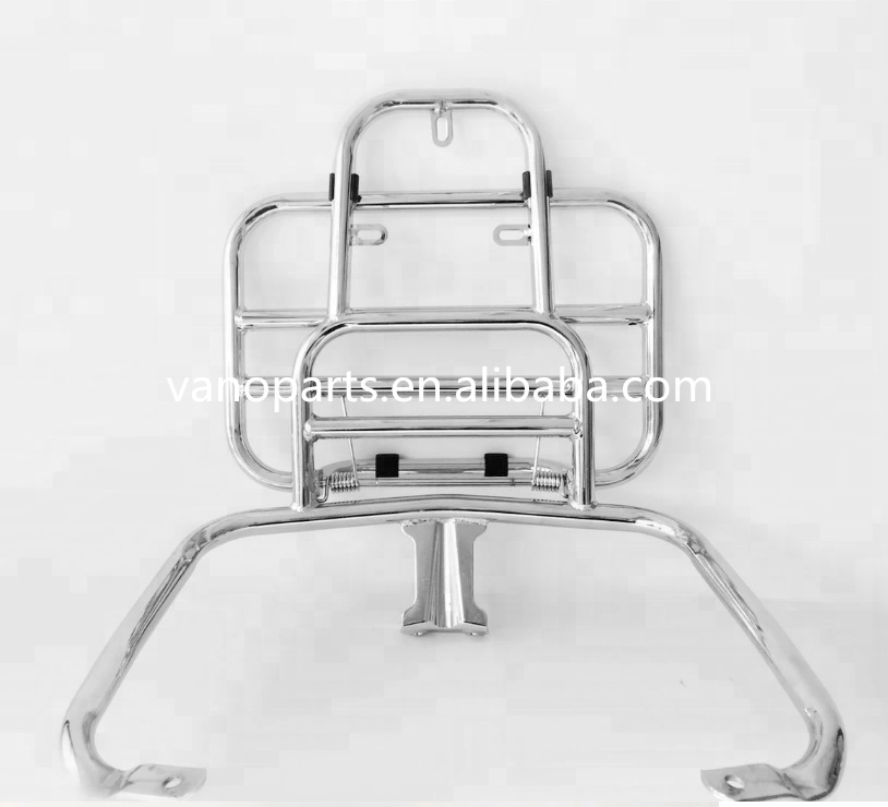 Motorcycle stainless steel luggage rack