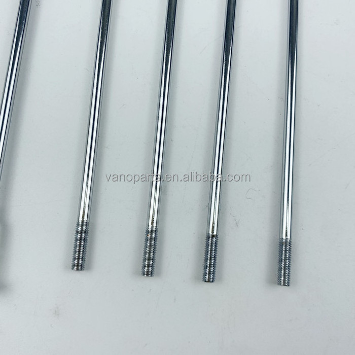 WANOU 9G*195 High Quality Chroming Motorcycle Spokes and Nipples