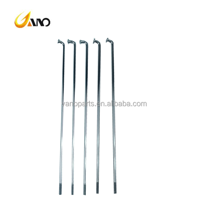 WANOU 9G*195 High Quality Chroming Motorcycle Spokes and Nipples