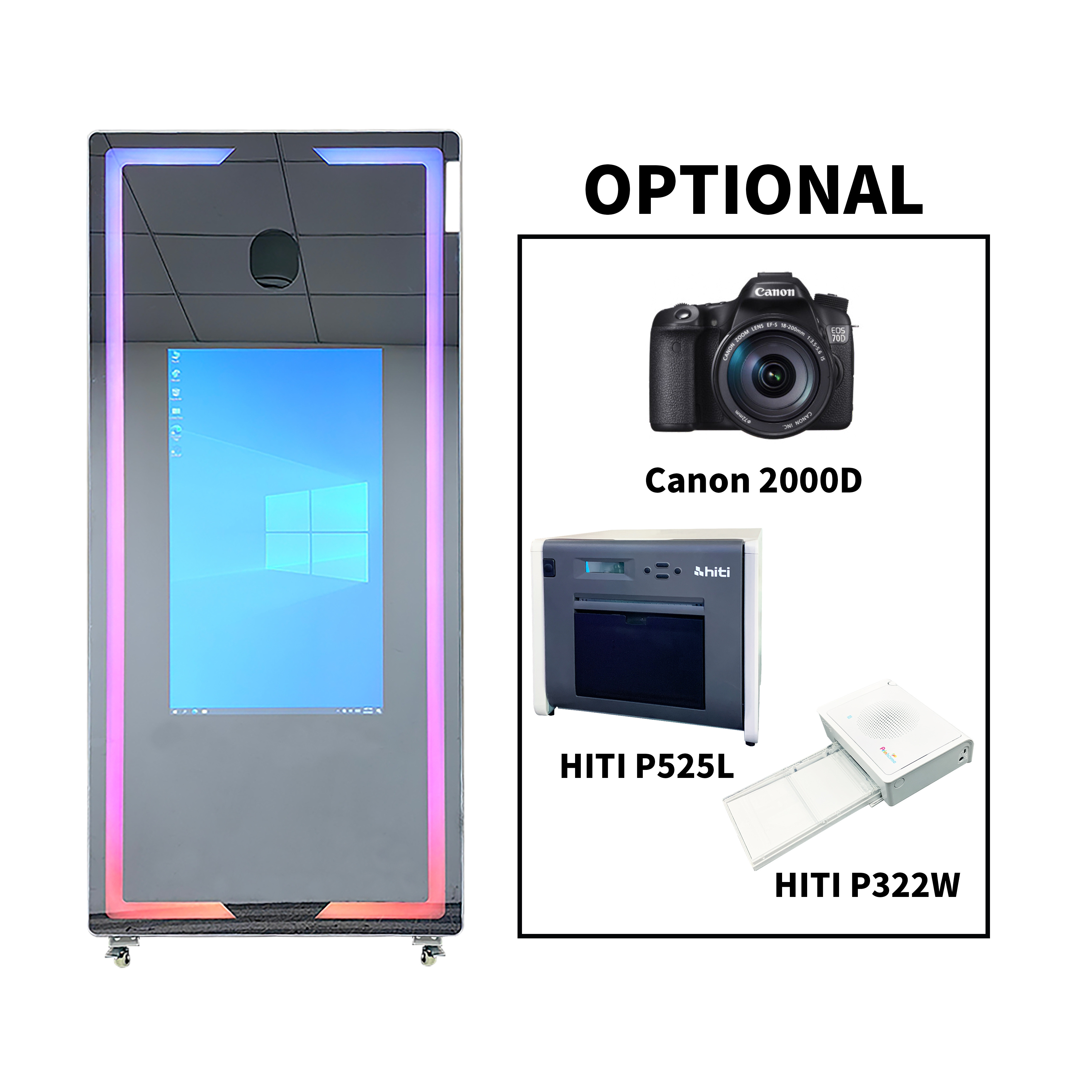 for sale selfie photo mirror booth fotomation magic mirror photo booth with printer for wedding