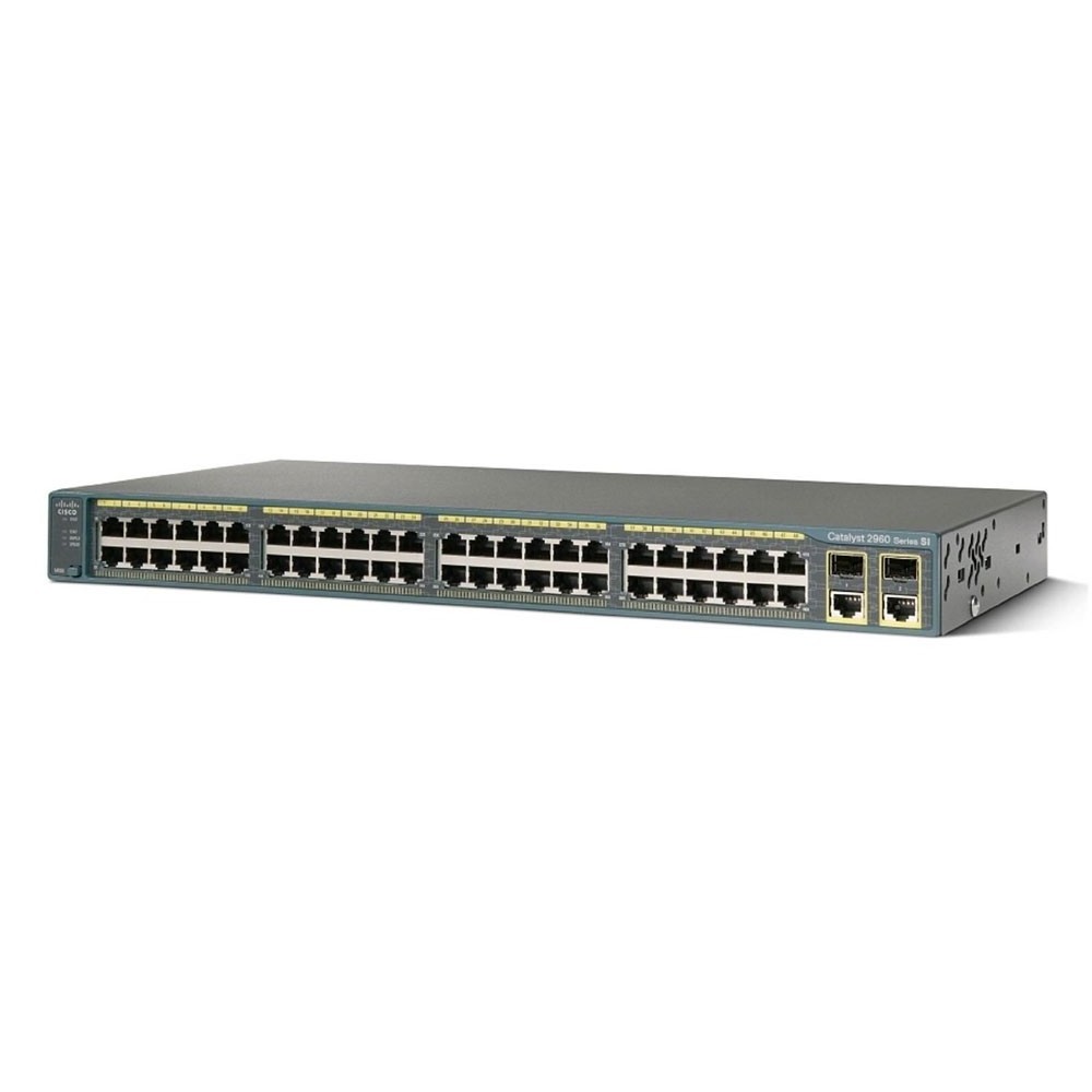 USED . Catalyst 2960 Series WS-C2960-48TC-L Switch  48port gigabit switch