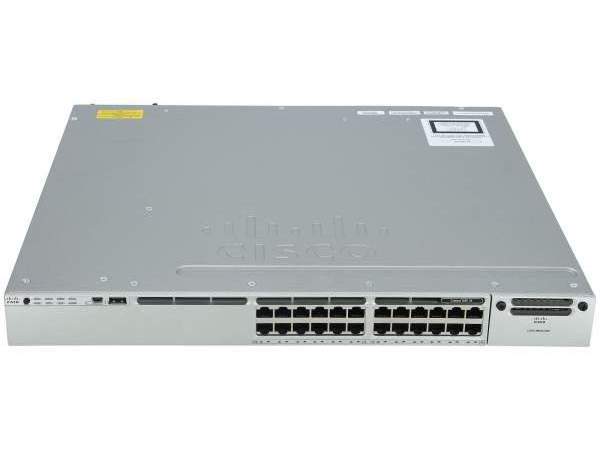 Used WS-C3850-24XU-S 3850 series Stackable 24 100M/1G/2.5G/5G/10G UPoE ports switch