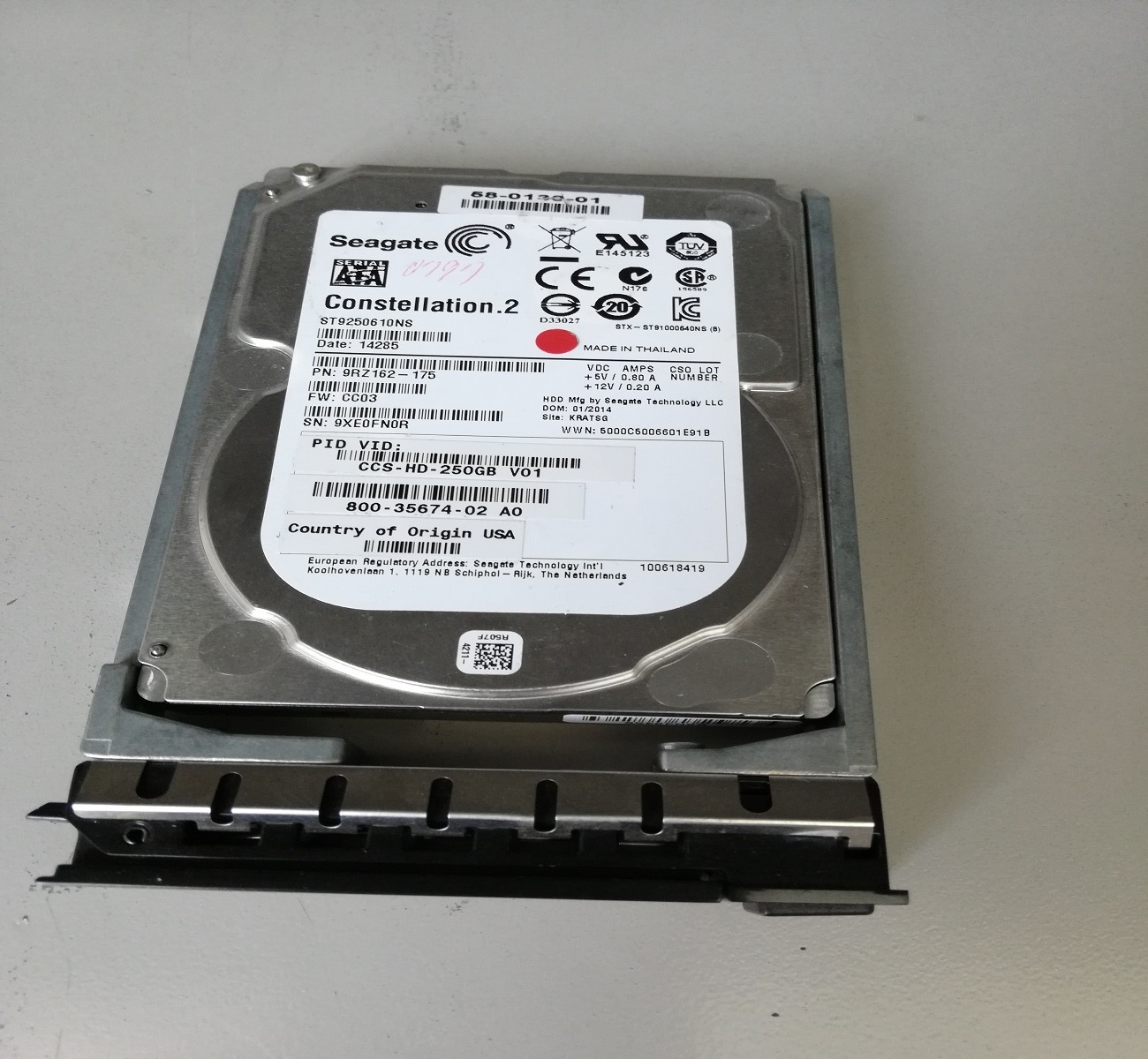 250GB HDD Hard Disk Drive  CCS-HD-250GB