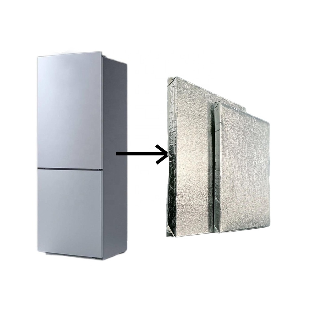 Aluminium foil covered fiberglass vacuum insulation panels for refrigerator,vacuum insulated panel vip