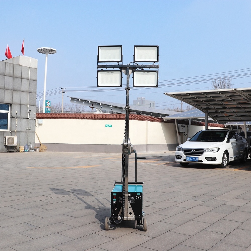 VANSE WSY-55C Hotel Engineering Work Lights Rechargeable LED Engineering Lighting Light Tower For Construction Site And Mining