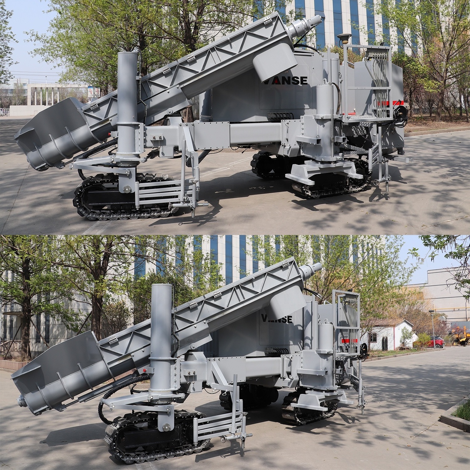 New Technology Trench Forming Concrete Slipform Paving Machine Concrete Fixed Slipform Paver Concrete Curb Machine For Sale