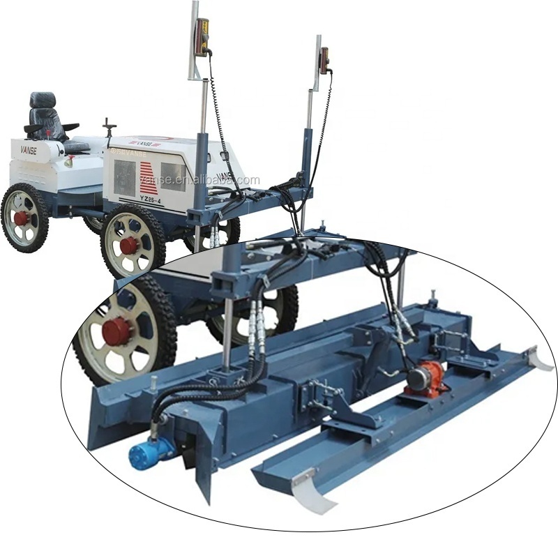 VANSE YZ25-4 Concrete Laser Leveling Machine Driving Type Concrete Laser Screed Machine WITH HONDA GX690