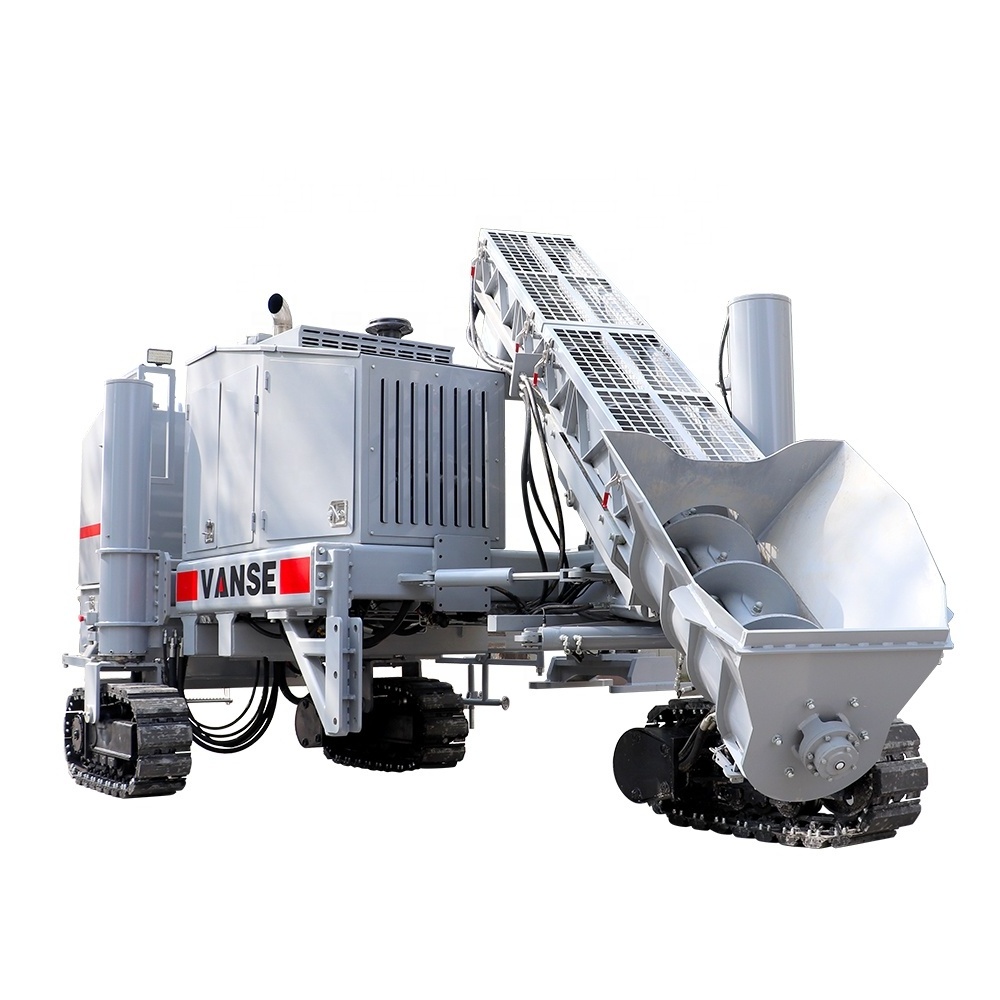 New Technology Concrete Channel Slipform Paving Machine Curb One-Time Molding Machine Customized Pavement Paver