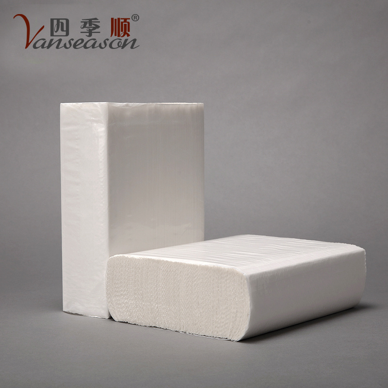 MultiFold Virgin Disposable Custom Printed Toilet Paper Hand Towel