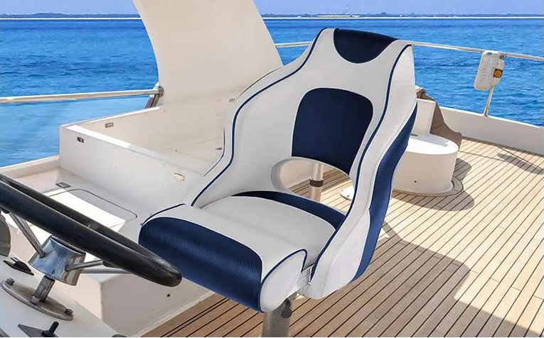 New Popular foldable seats Boat Accessories Captain Boat Seats Flip up Bolster Marine seats for boats