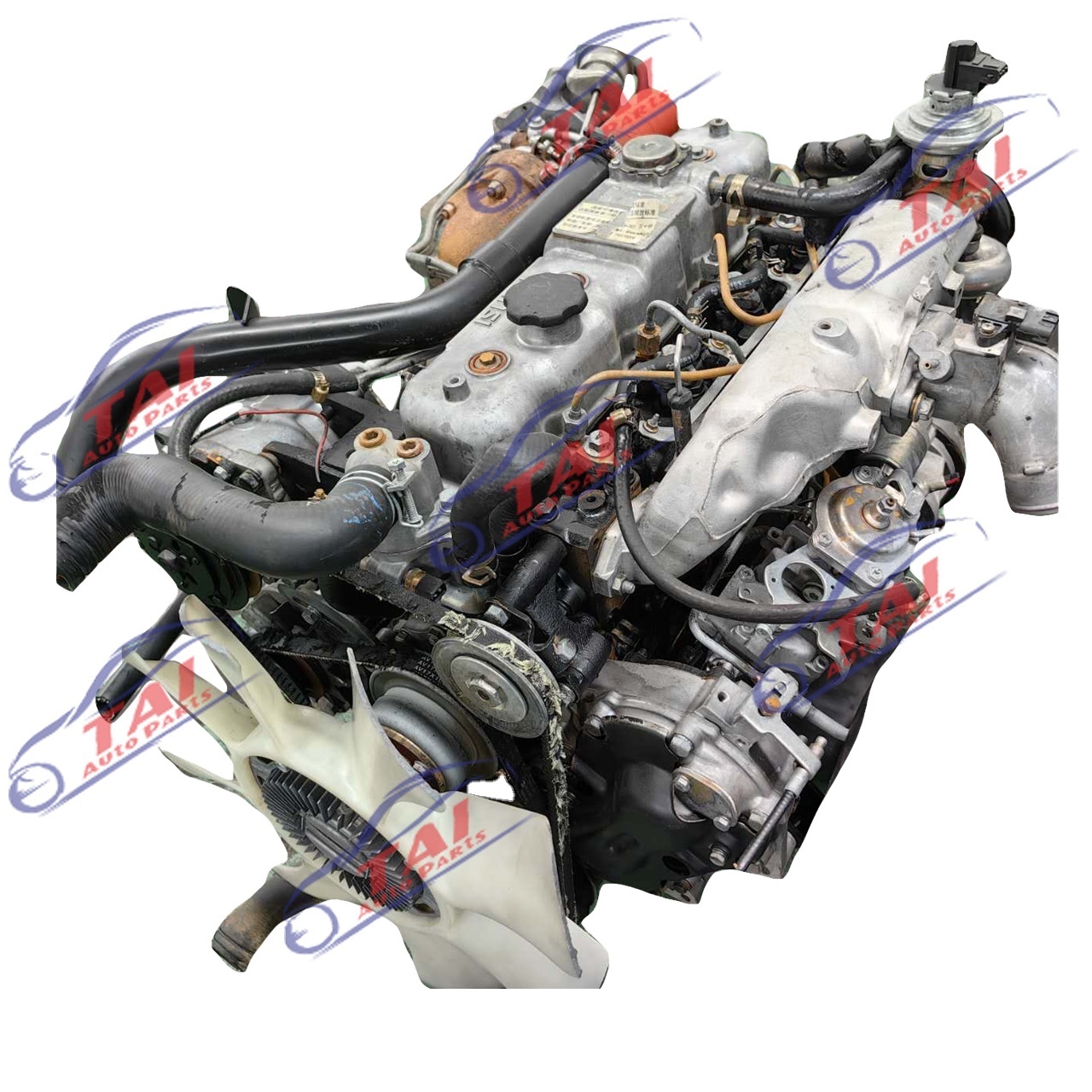 Second Hand JX493 4JB1 4JB1-T 2.8L 64KW Diesel Engine For Isuzu NKR, JMC Truck, Truck Parts Accessories