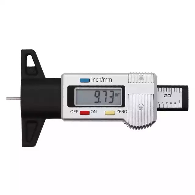 Digital Car Tyre Tire Tread Depth Gauge Meter Auto Tire Wear Detection Measuring Tool Caliper Thickness Gauges Monitoring System