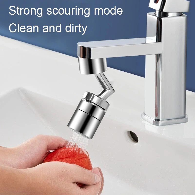 Universal Faucet Movable Tap 720 Degree Rotating Tap Filter Tip Water Bubbler Faucets Anti-Splash Economizer Bathroom Supplies