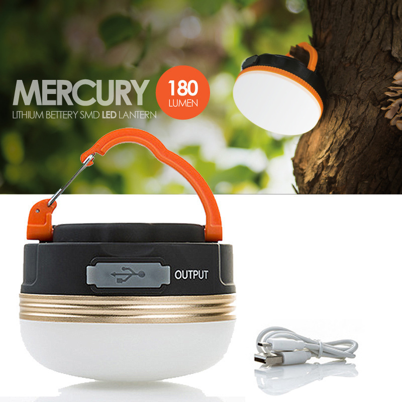 3W LED Camping Lantern Tents lamp Mini Portable Camping Lights Outdoor Emergency Hiking Night Hanging lamps USB Rechargeable