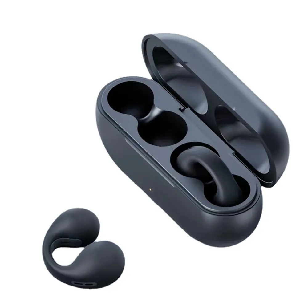 NEW Bone Conduction Earbuds Earphones V5.2 Ear Clip on Ear Earring Wireless Earphone Headphones Sports Headsets Ear Hook