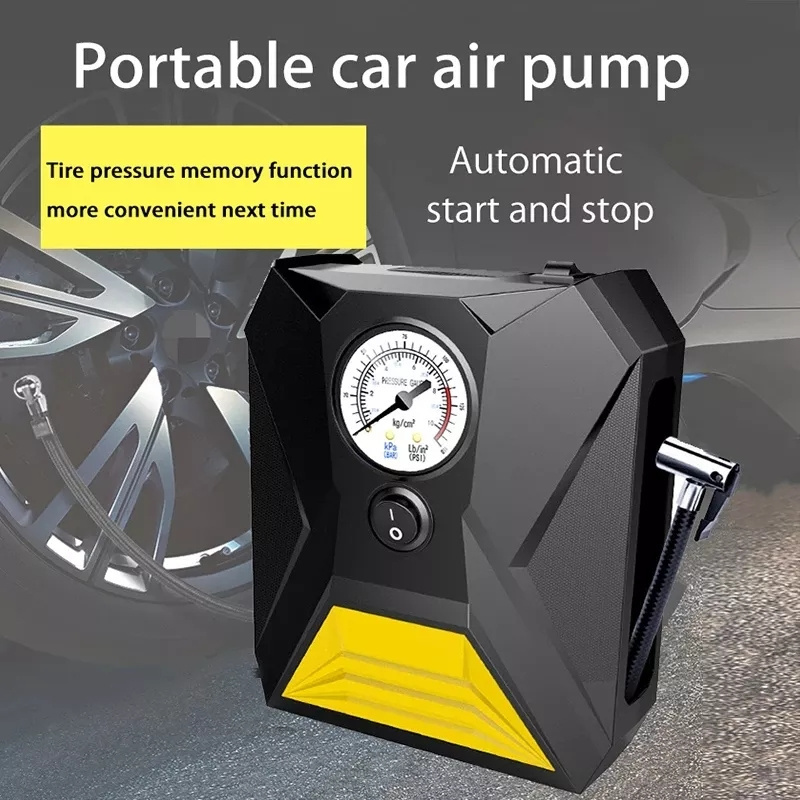 Car Accessories Portable Air Compressor Multifunctional 12V digital Electric Automatic Stop Air Pump Car Tyre Tire Inflator