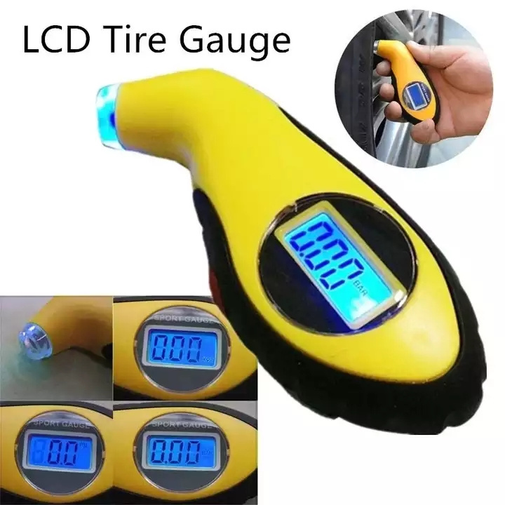 Barometers Tester Tool High-precision Digital Electronic LCD Meter Car Auto Tyre Air Pressure Monitoring system Tire Gauge