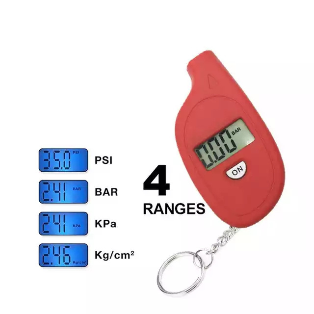 Barometers Tester High-precision Auto LCD Meter Car Auto Electronic Digital Tyre Air Pressure Monitoring system Tire Gauge