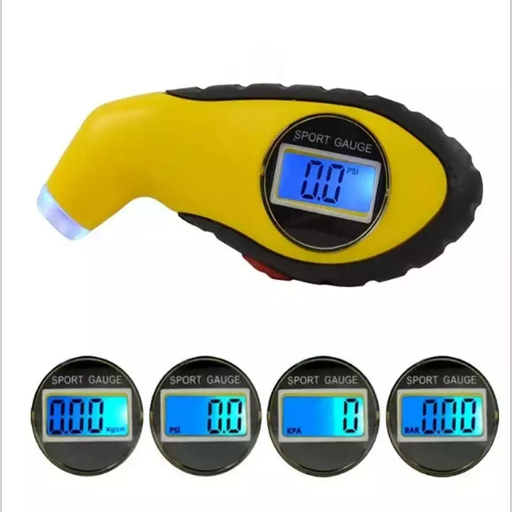 Barometers Tester Tool High-precision Digital Electronic LCD Meter Car Auto Tyre Air Pressure Monitoring system Tire Gauge