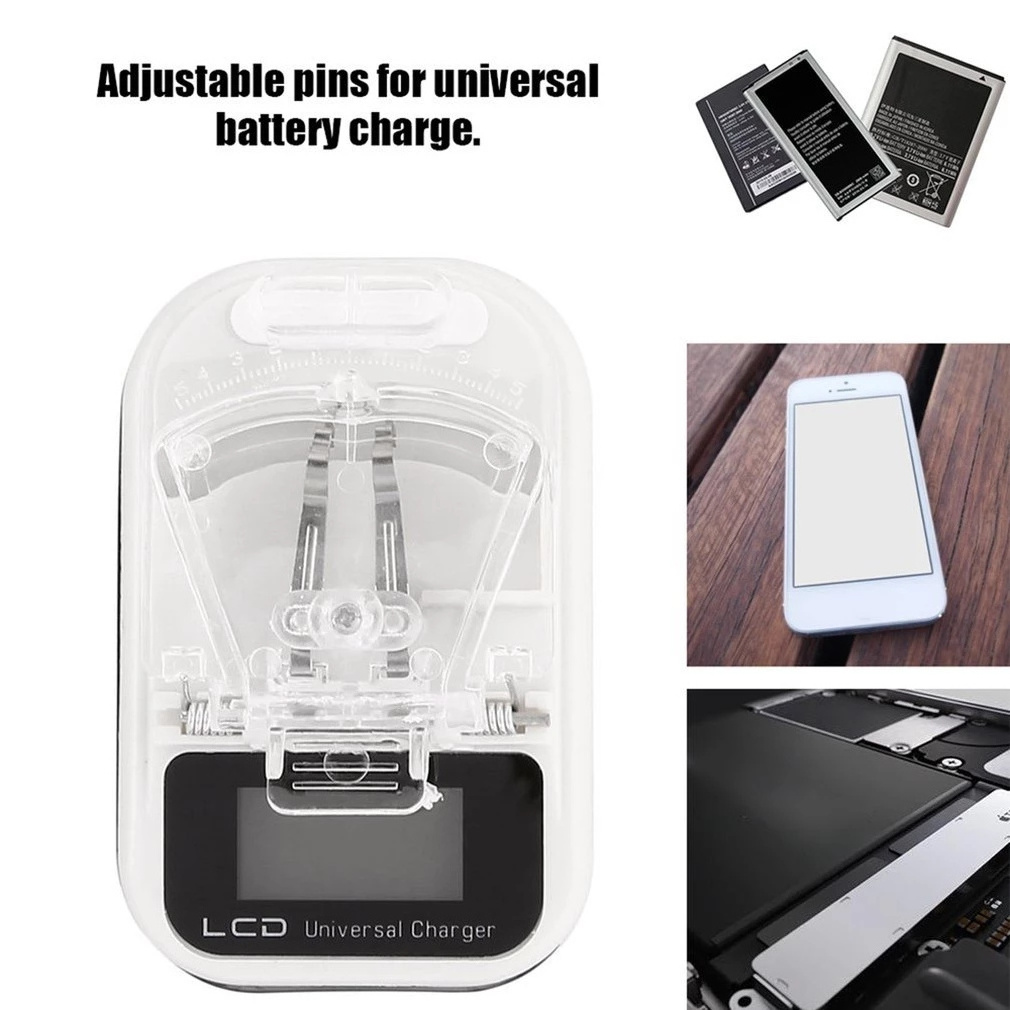 Universal LCD Chargers Mobile Cell Phone Battery Wall Travel Charger with USB-Port Promotion