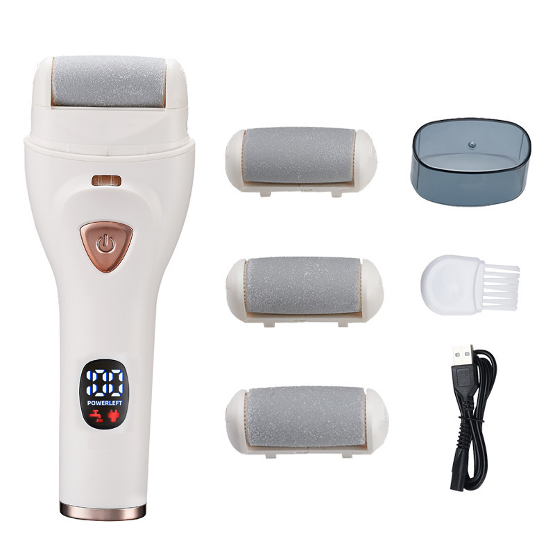 Pedicure Kit Feet Spa Care Kit Clean Tools Foot Scrubber Feet Dry Dead Cracked Electric Callus Hair Remover