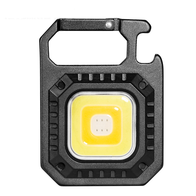 Mini Torches LED COB Work Light Rechargeable Pocket Keychain Emergency Flashlight With Magnet v