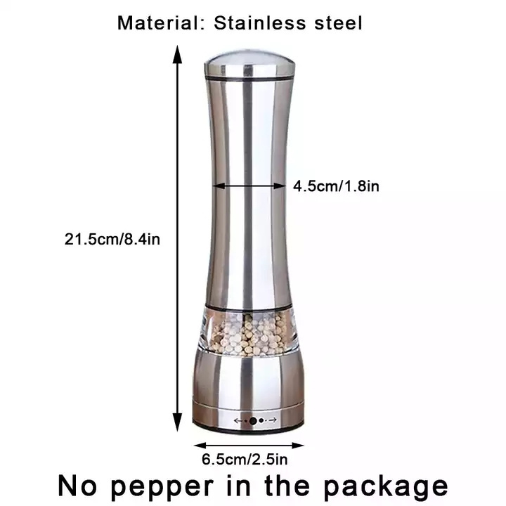 304 Stainless Steel Pepper Grinder Core Mill Manual Salt And Pepper Grinder for Kitchen Cooking