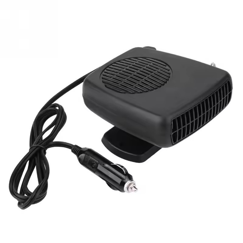 SJ-006 12V 24V Car Heater 200W 2in1 Portable Car USB Fan with Heating Cooling Plug in Cigarette Lighter ast Heating 360 Degree