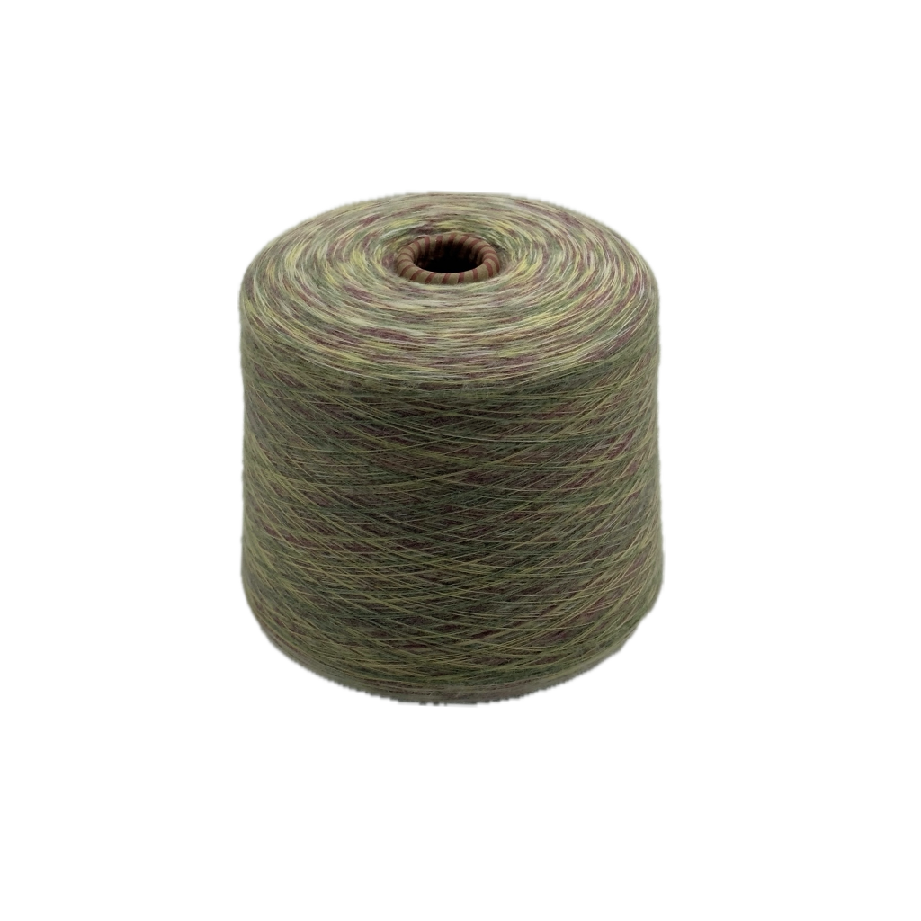 Wholesale Quality Natural Viscose Dot Yarn Polyester Nylon Blend Yarn 26NM/2 Count Suppline  Customized Color