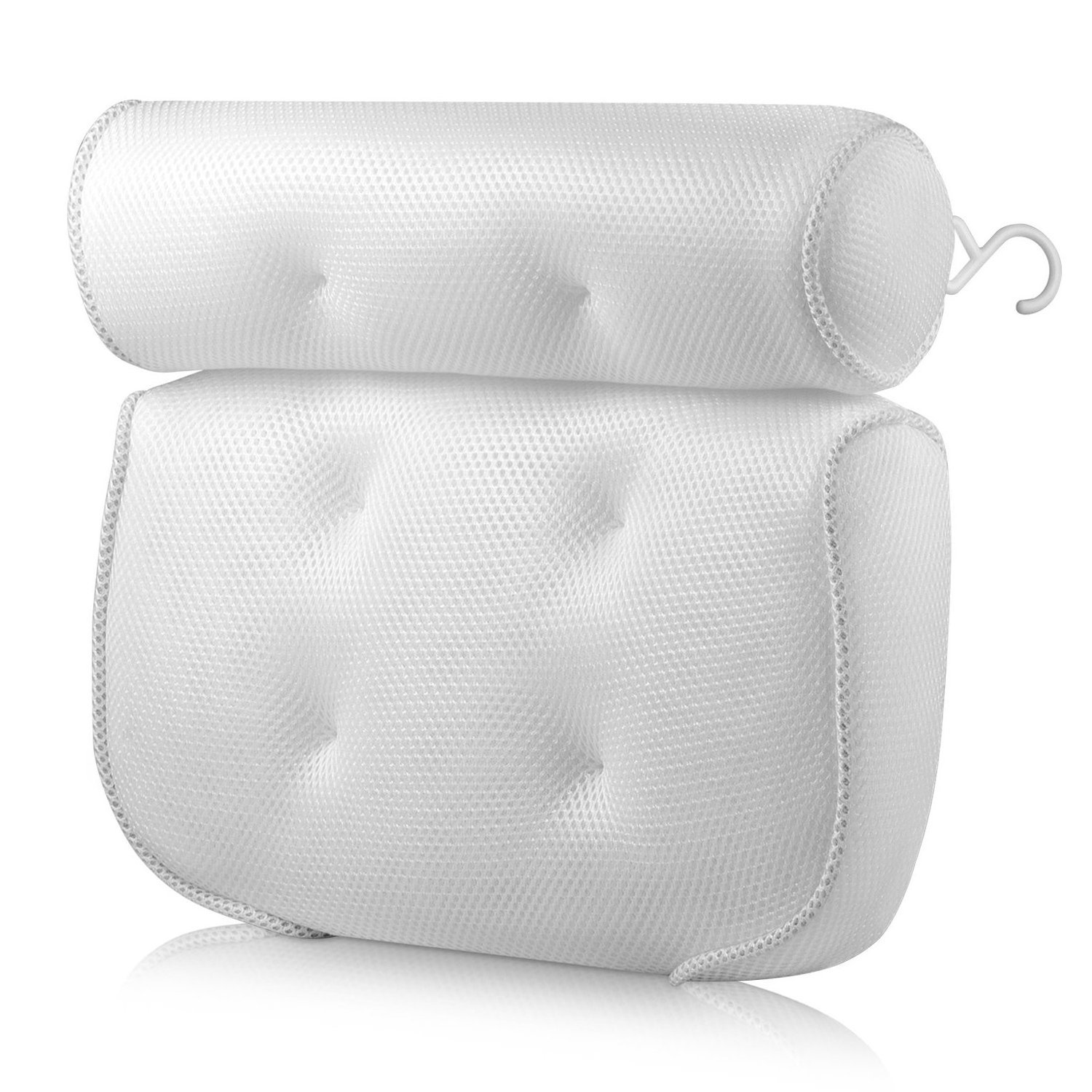 Popular 3D Mesh hot tub spa pillows bathroom bathtub pillow bath rest bath pillow for tub