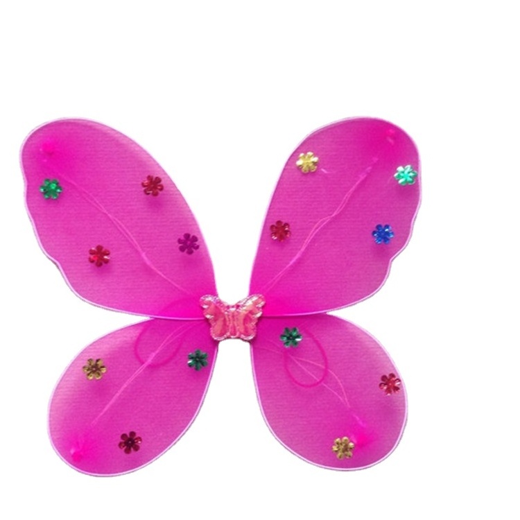 led light up butterfly wings with tutu skirt Girls Butterfly Angel Wing Costume Set Stage Props luminous fairy wings