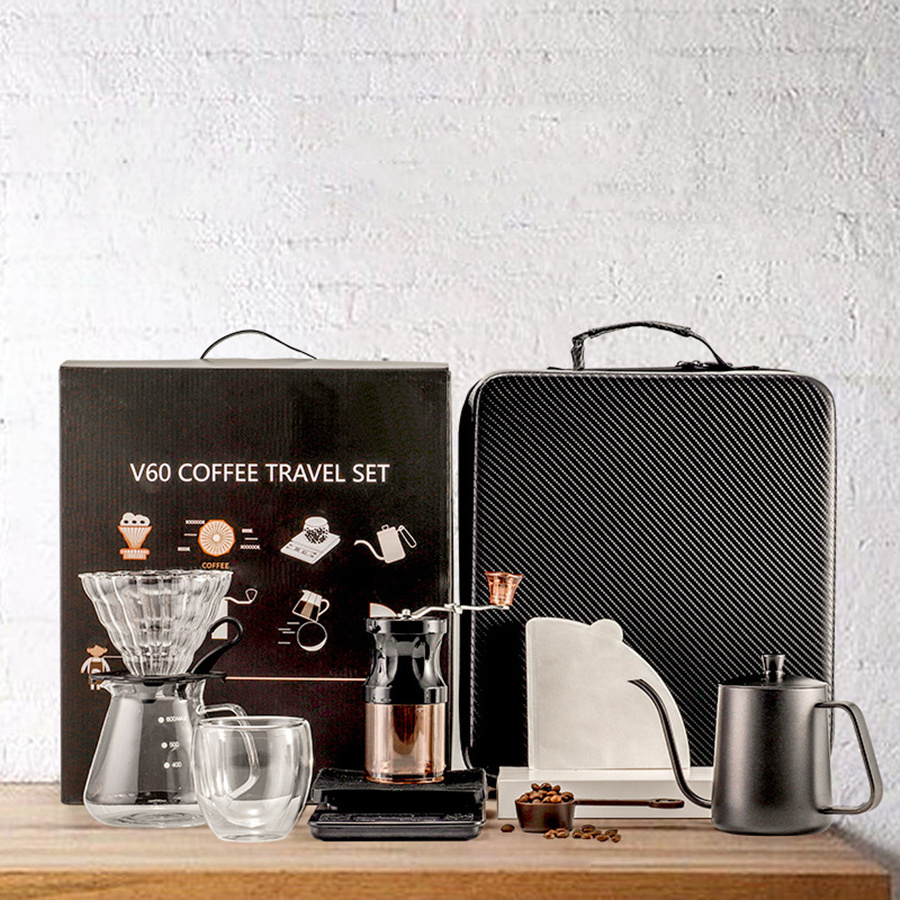 V60 Barista coffee grinders coffee tea sets pour over coffee maker Kitchen Accessories set