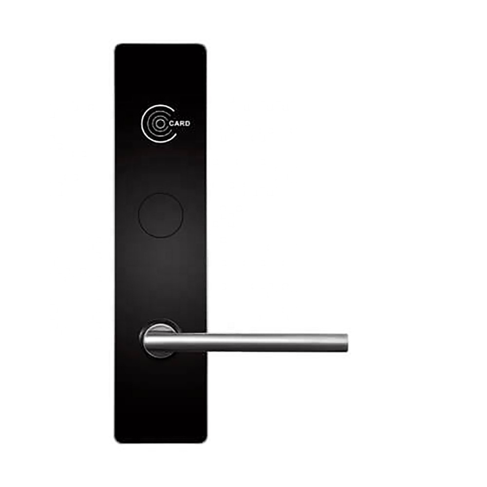 Zigbee Rfid Card and Password Smart Hotel Door Lock System For Hotel & Apartment with Mechanical key