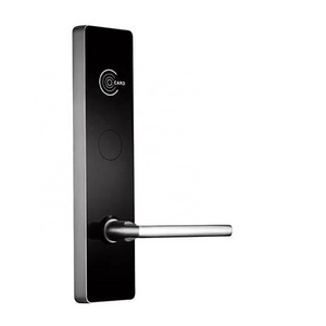 Zigbee Rfid Card and Password Smart Hotel Door Lock System For Hotel & Apartment with Mechanical key