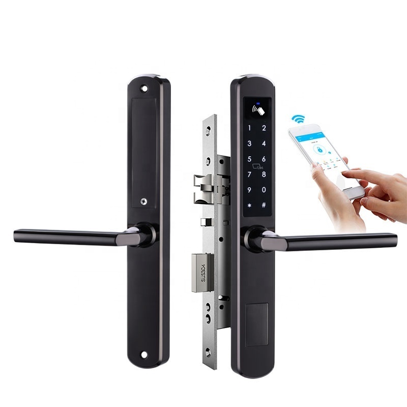 Wifi  TUYA TT Lock APP Access Smart Keyless Digital Electronic Fingerprint Cabinet Door Handle Lock