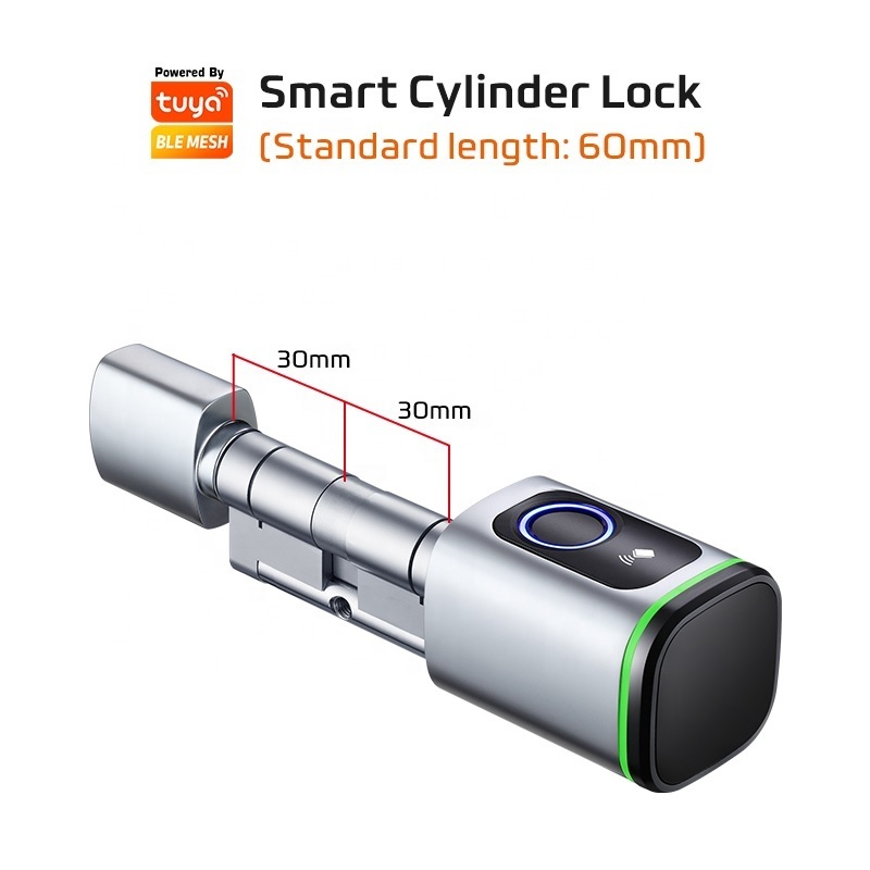 Quick response fingerprint & card  verification multifunctional digital smart door lock with tuya and TT lock