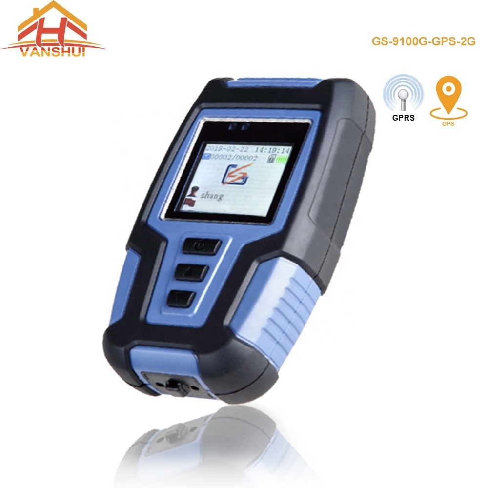 Wireless GPRS and GPS Communication Fingerprint Smart Card Guard Tour Patrol System IP68 Waterproof (GS-9100-GPS-2G)