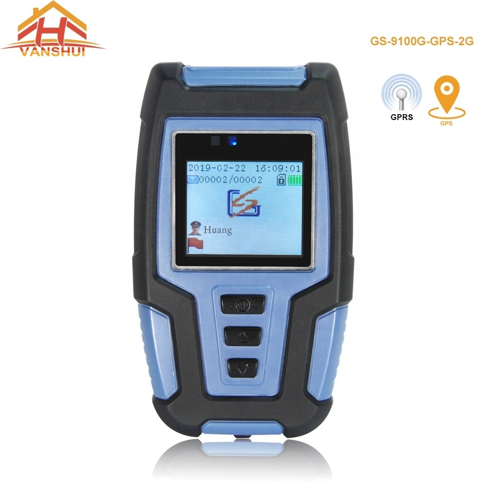 Wireless GPRS and GPS Communication Fingerprint Smart Card Guard Tour Patrol System IP68 Waterproof (GS-9100-GPS-2G)