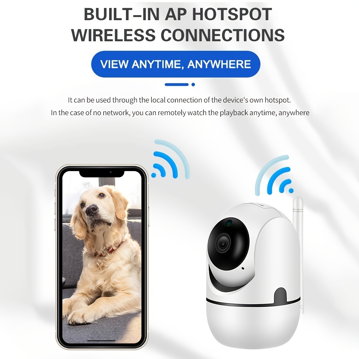 Baby Pet Wifi Security Protection Home IP Camera 1080P Motion Detector Clock Surveillance Camera Smart Video Camera