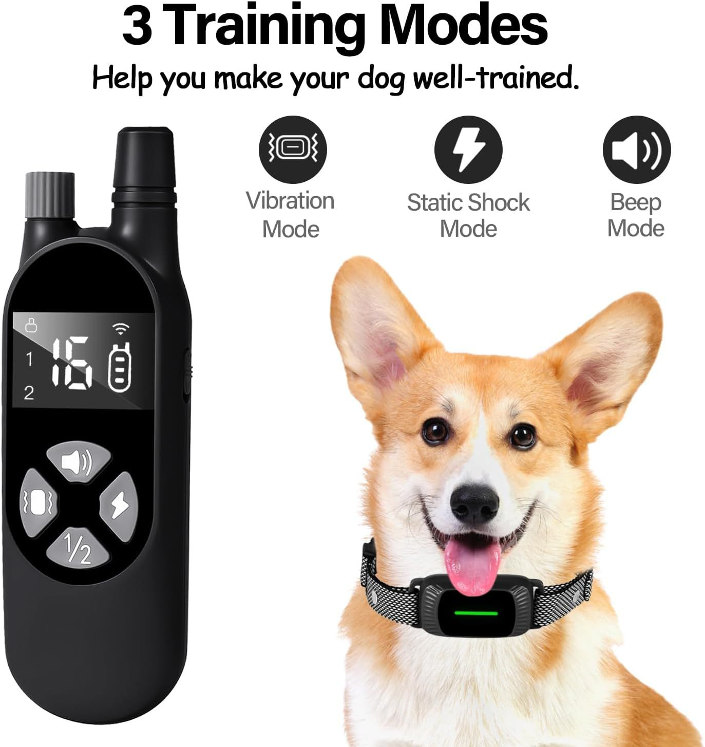 Waterproof Hunting Dog Beeper Collars Rechargeable Dog Training Collar built-in Beeper Sound For Sports Training Dogs