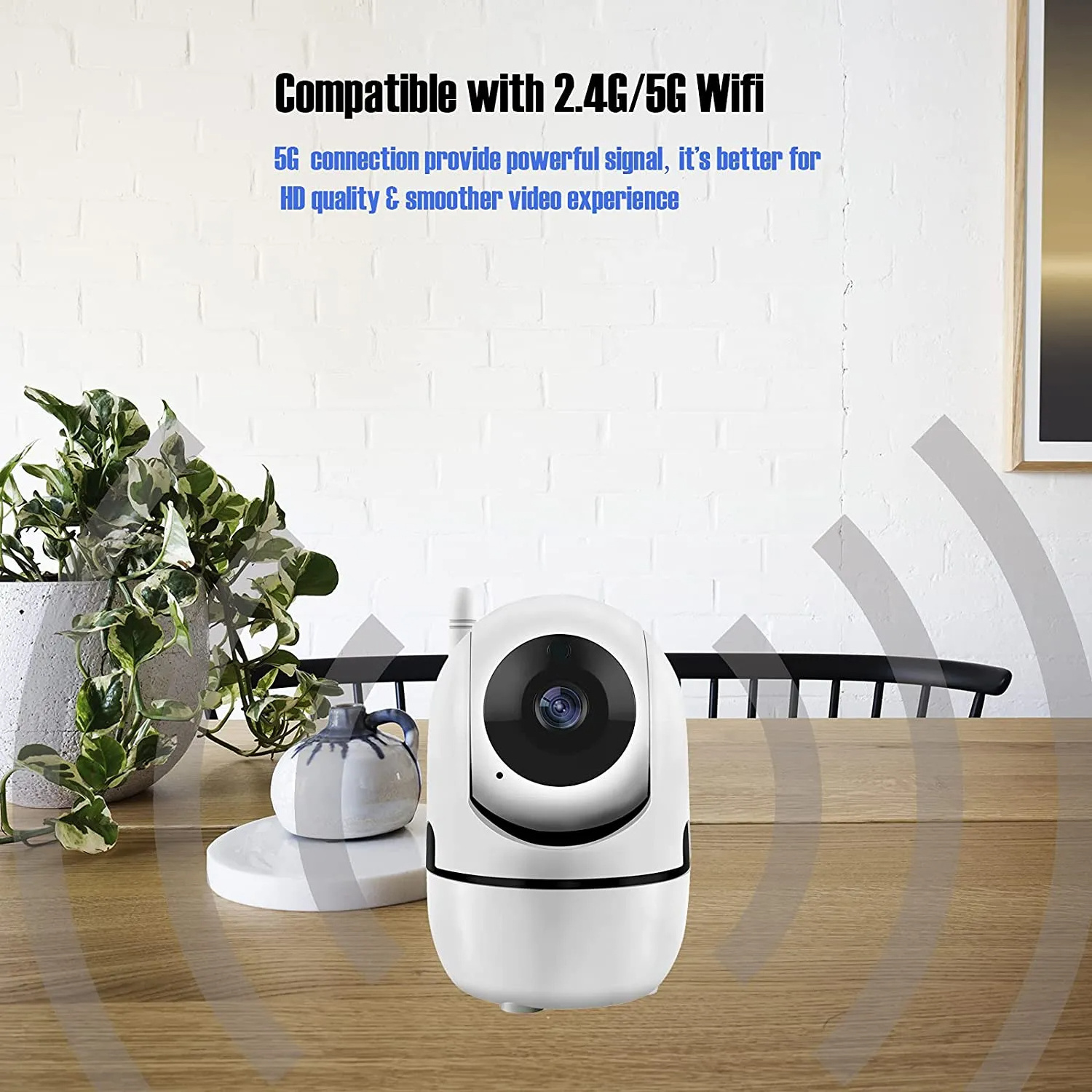 Baby Pet Wifi Security Protection Home IP Camera 1080P Motion Detector Clock Surveillance Camera Smart Video Camera