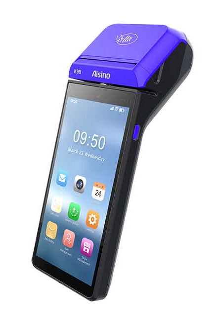 Handheld Touch Screen NFC Android 12 Portable Smart POS System with Printer