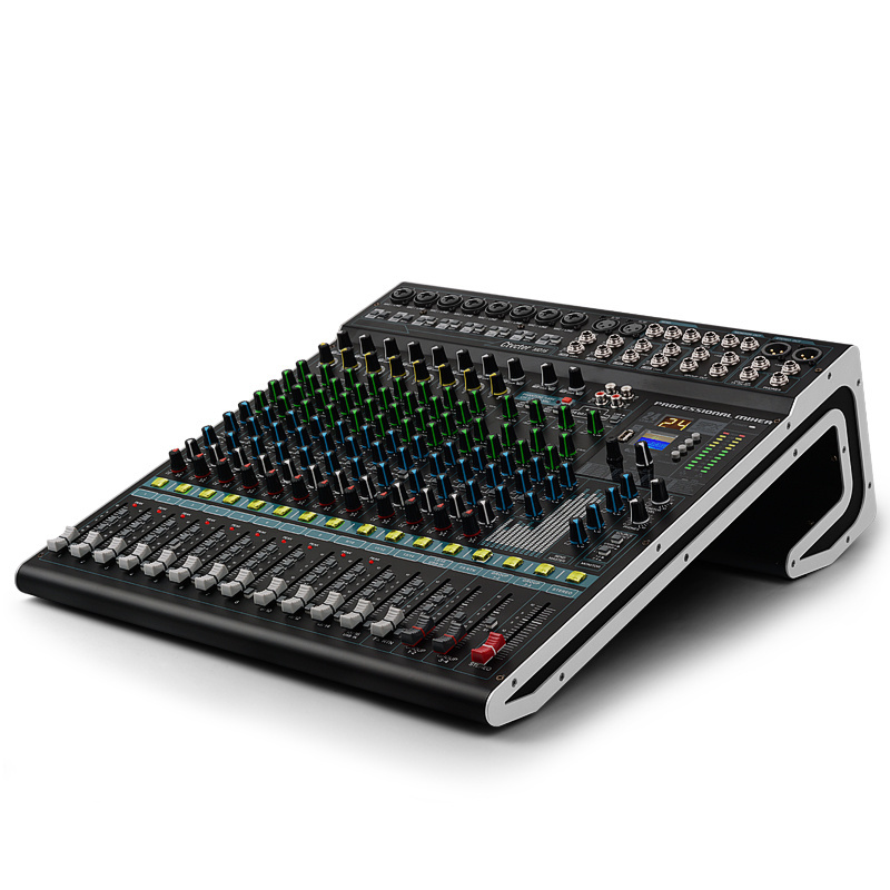 12 -16-channel professional mixer equipment, stage performance, wedding conference, home use console with effector