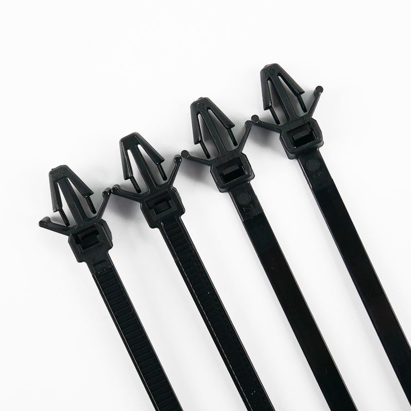 Push mount ties PVC Cable Tie Sizes Strap Zip Ties